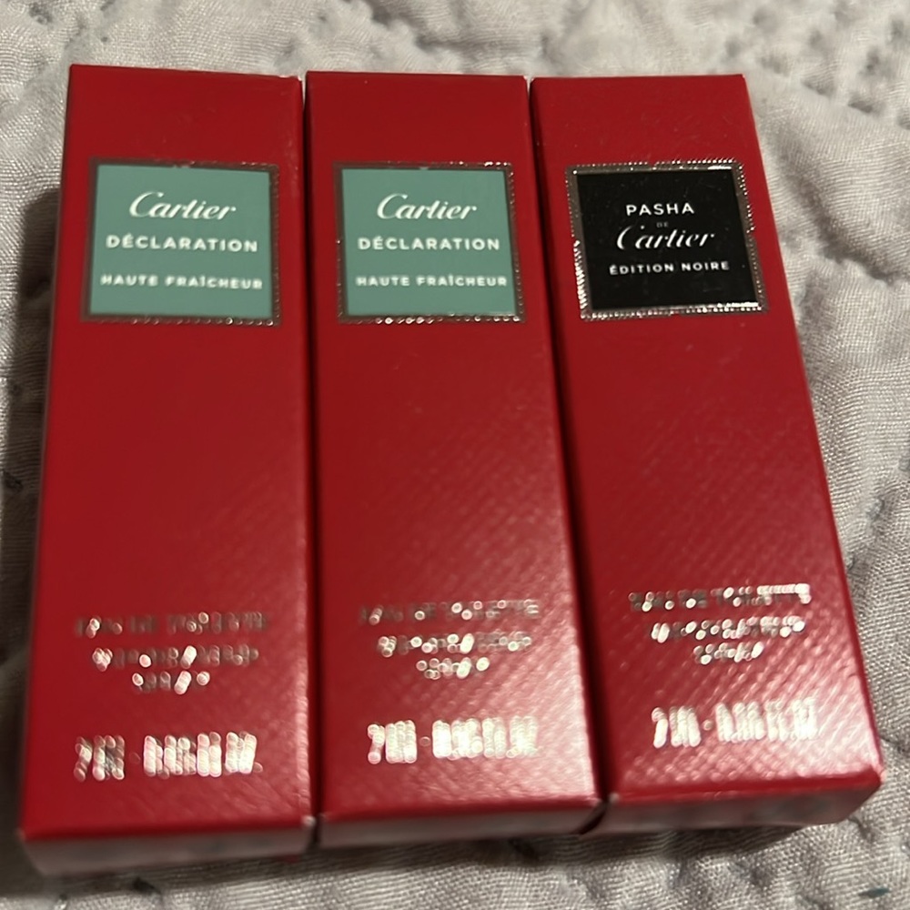 CARTIER THREE MINI CARTIER FRAGRANCE SAMPLES - Picture 2 of 5